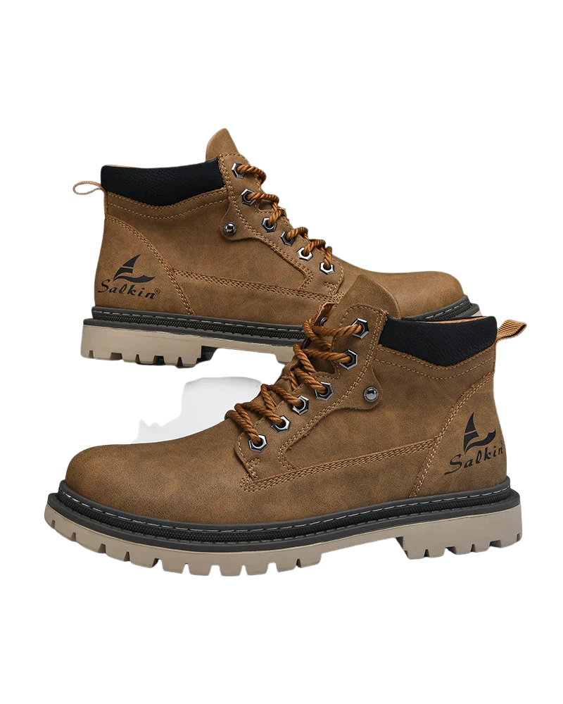 Ernie Botas de Cuero para Hombre – Botines Elegantes Resistentes y Cómodos Premium