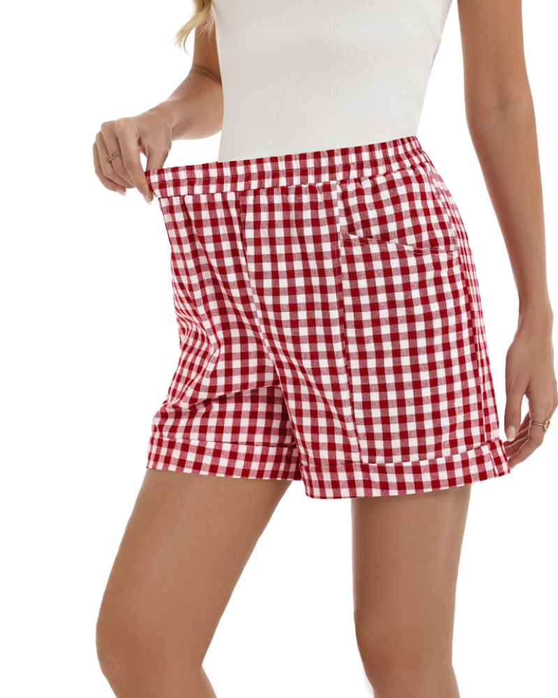 Sienna Shorts Mujer – Algodón Ligero, Cintura Alta, Largo Rodilla y Bolsillos