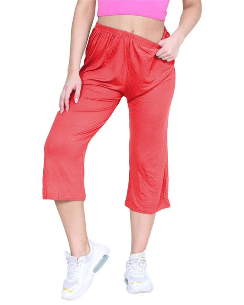 Sofia Pantalón Palazzo Mujer – Talla Grande, Pernera Ancha y Cintura Elástica