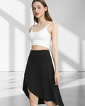 Ariana Falda Pantalón Midi Mujer – Shorts Integrados, Bolsillos y Volantes