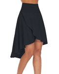 Luna Falda Pantalón Mujer – Volante Asimétrico con Shorts Integrados y Bolsillos