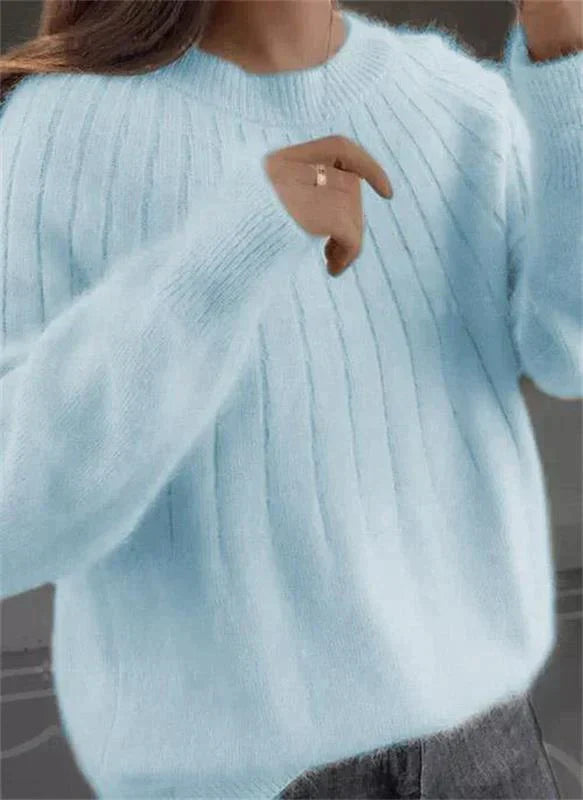 Claire Jersey de Cachemir Mujer – Suéter Elegante 100% Cachemir Suave y Cálido