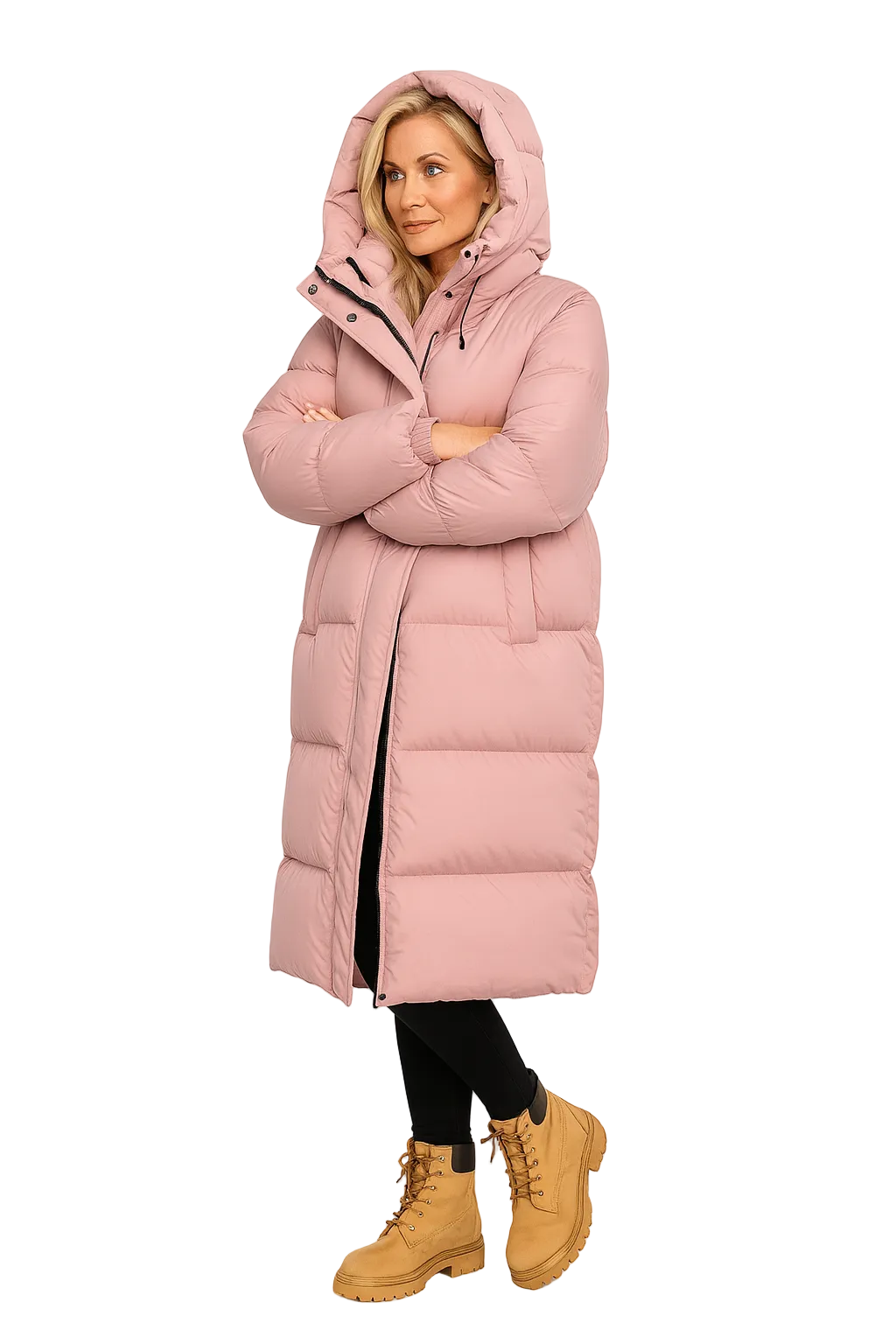 Laura manteau doudoune long pour femme – veste oversize hiver chic chaude