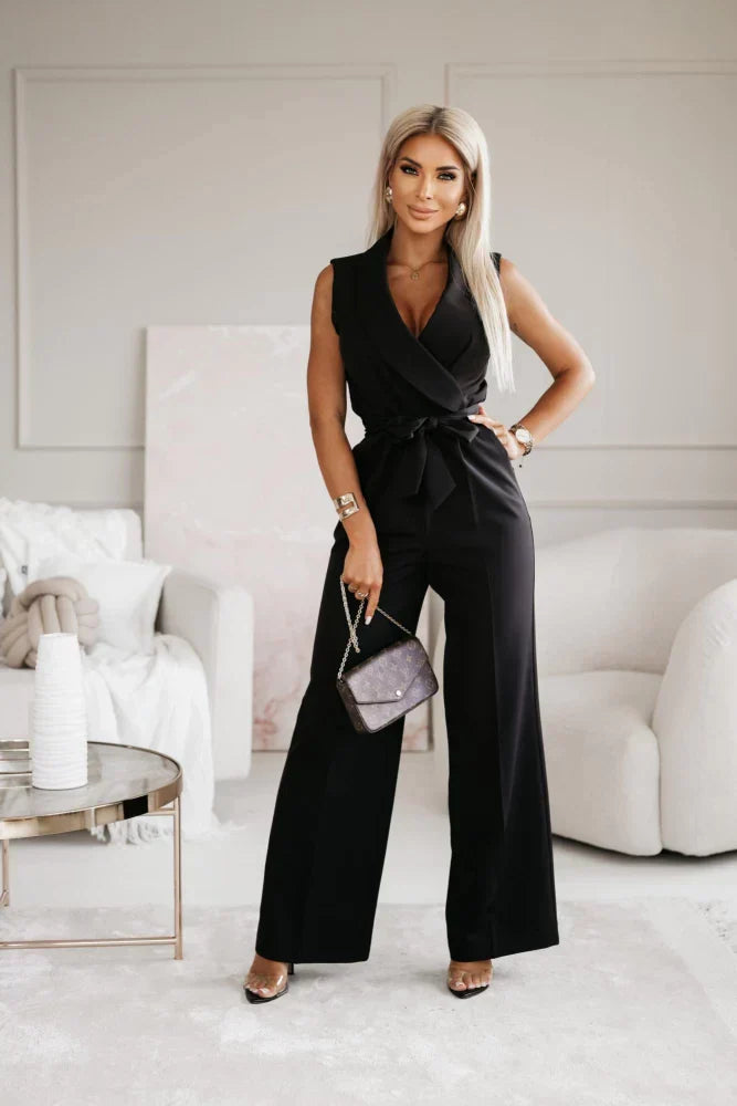 Giuliana Combinaison Élégante pour Femme – Combinaison Sans Manches Chic Moderne