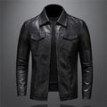 Robert Veste en cuir pour homme – Blouson élégant en cuir premium