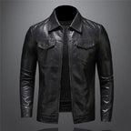 Robert Veste en cuir pour homme – Blouson élégant en cuir premium