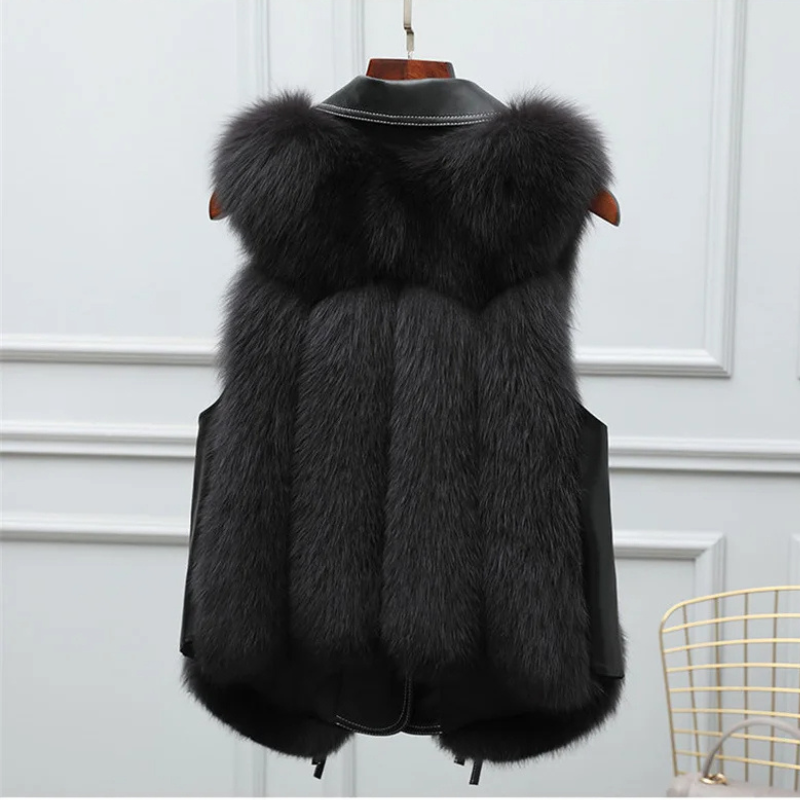 Dilara Chaleco de Pelo Sintético para Mujer – Chaleco Elegante Oversize Chic