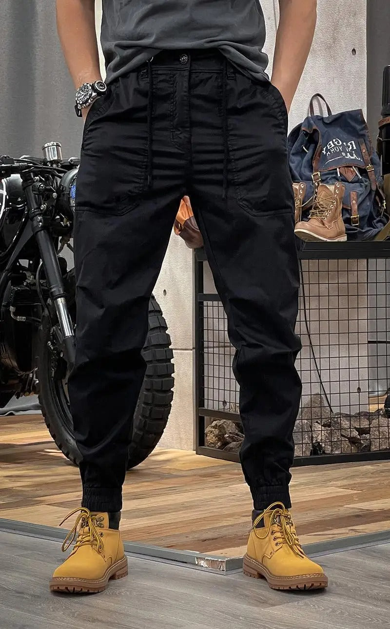 David Pantalon cargo stretch pour homme – Jogger urbain confortable en spandex