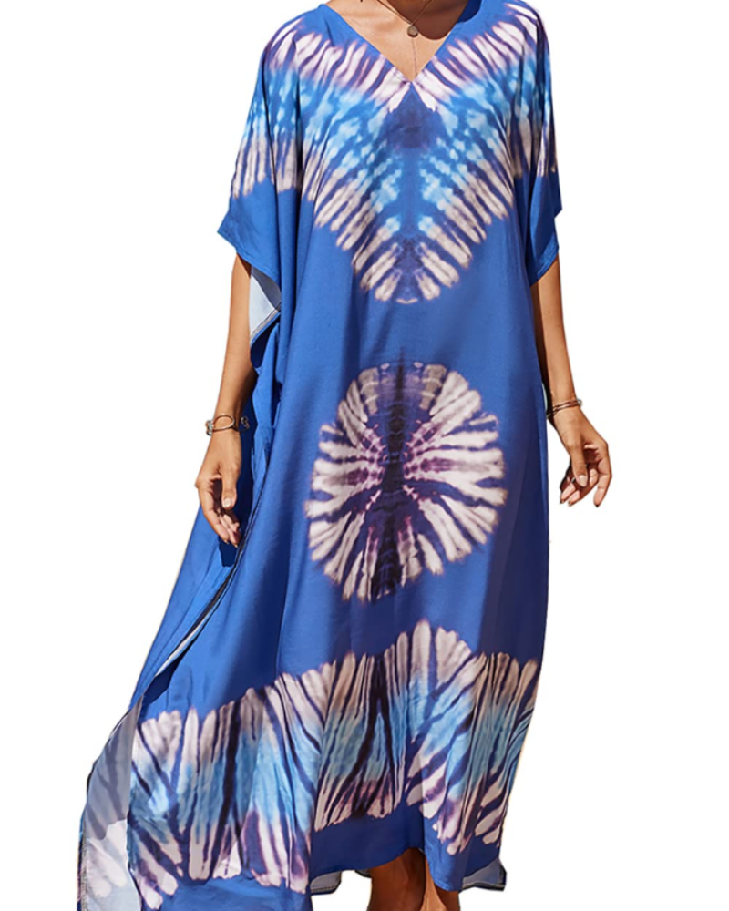 Vestito Kaftano Autunnale Donna – Taglio Oversize, Tessuto Leggero e Stile Boho