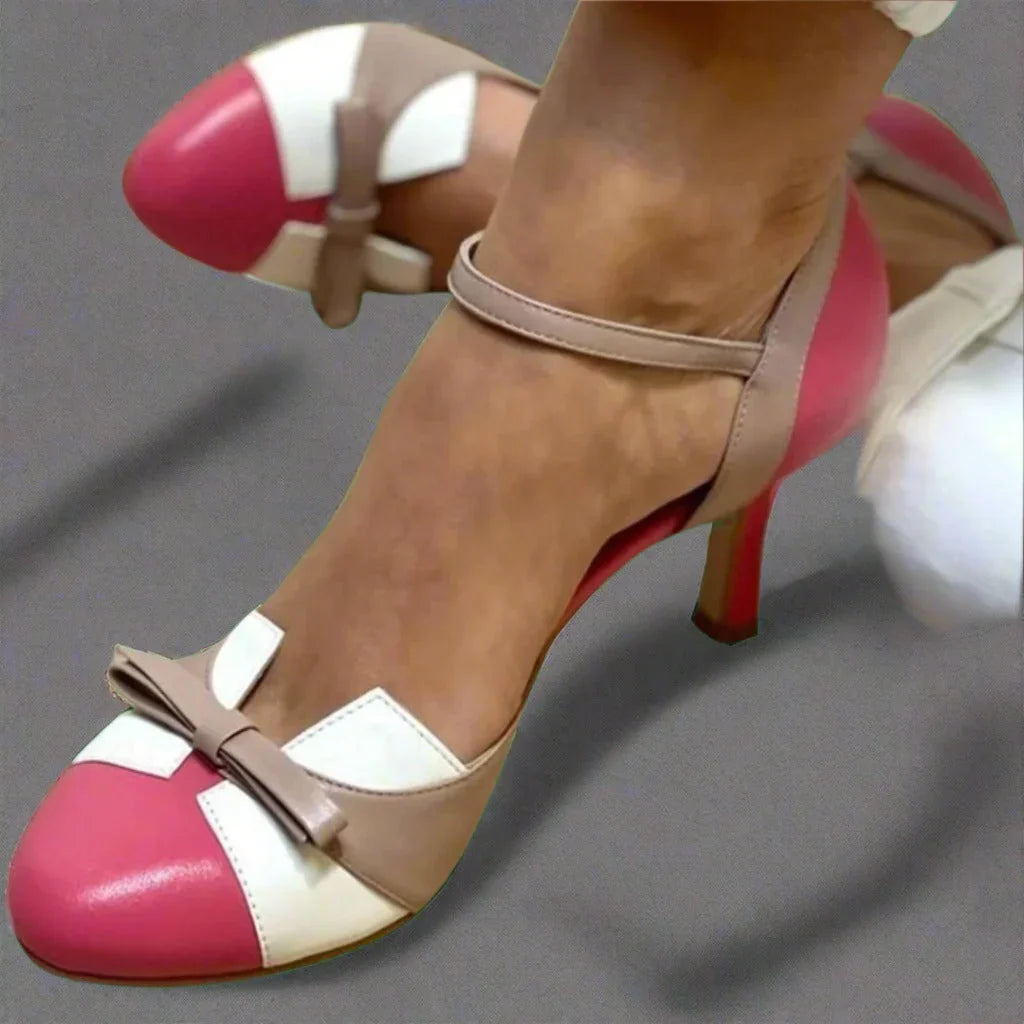 Miranda Zapatos de Tacón Mujer – Tacón Estable, Tira Fina y Ajuste Cómodo