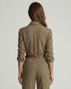 Bridget Mono de Cuadros Mujer – Cinturón, Bolsillos y Pantalón de Pierna Ancha