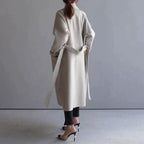 Isabelle Cappotto Lungo di Lana da Donna – Giacca Elegante e Calda Premium