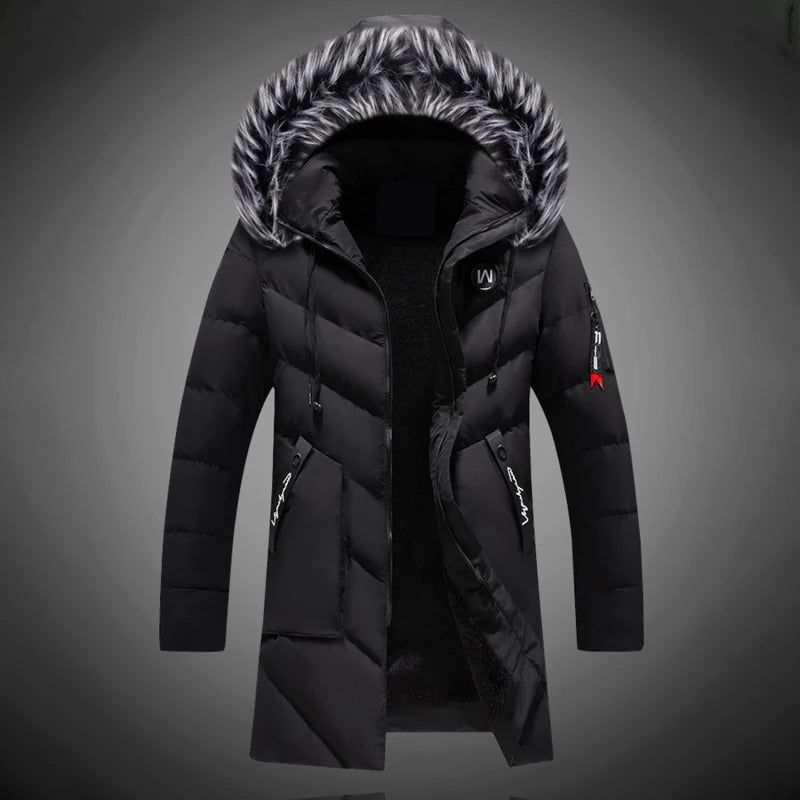 Ryan Abrigo de Invierno para Hombre – Chaqueta Impermeable Cálida con Capucha
