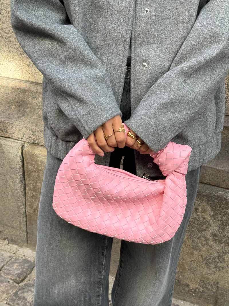 Soera Borsa Mini Intrecciata da Donna – Borsa Elegante Artigianale Casual Chic