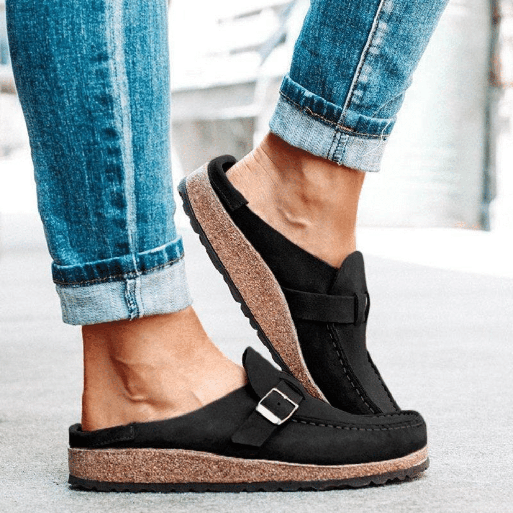 Georgia Zuecos Ergonómicos para Mujer – Sabots Cómodos Casual Chic
