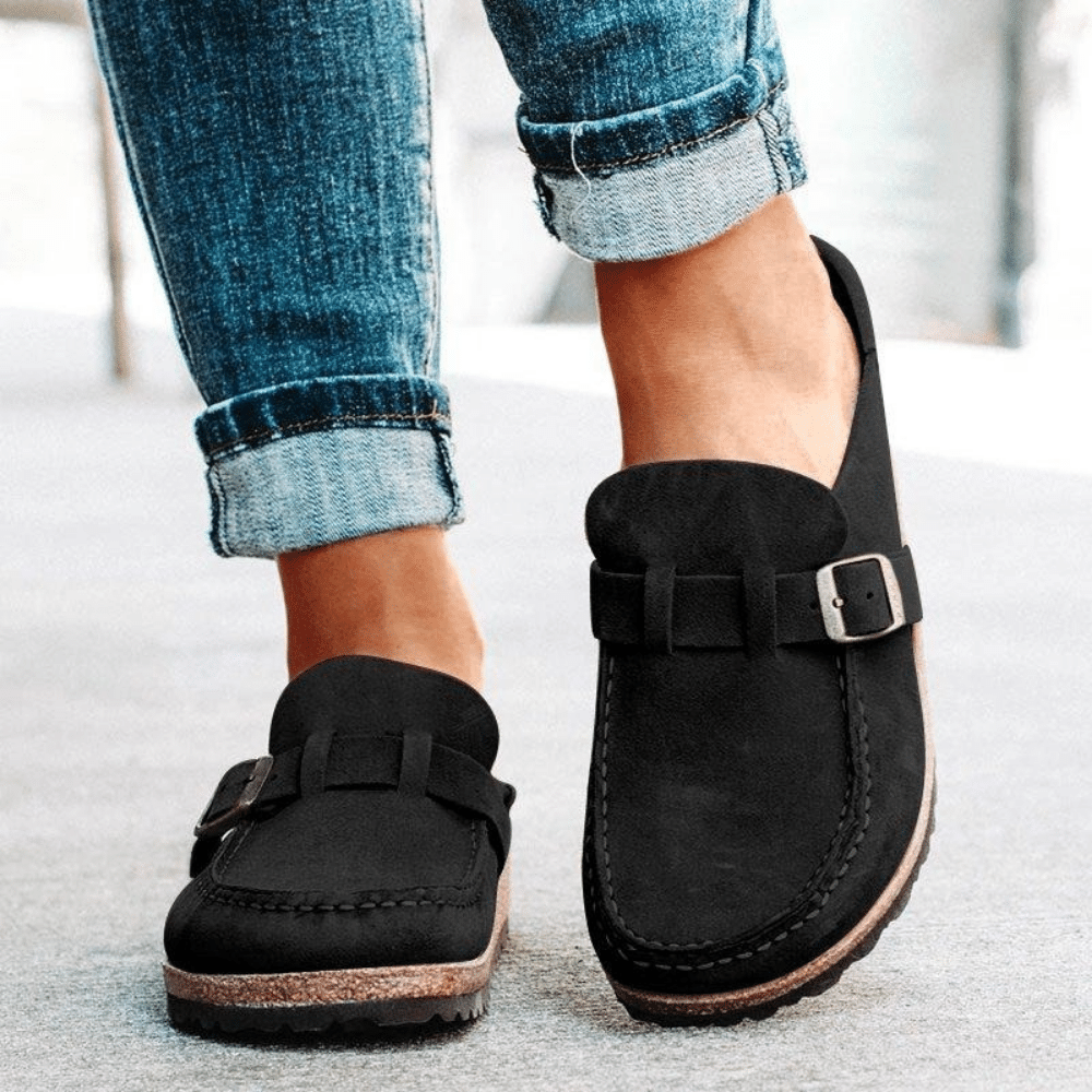 Georgia Zuecos Ergonómicos para Mujer – Sabots Cómodos Casual Chic