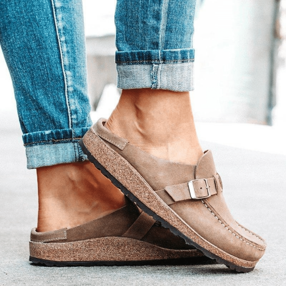 Georgia Zuecos Ergonómicos para Mujer – Sabots Cómodos Casual Chic