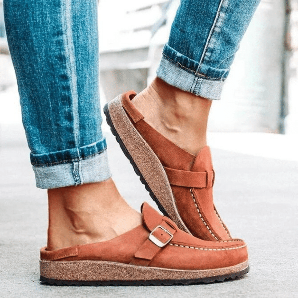 Georgia Zuecos Ergonómicos para Mujer – Sabots Cómodos Casual Chic