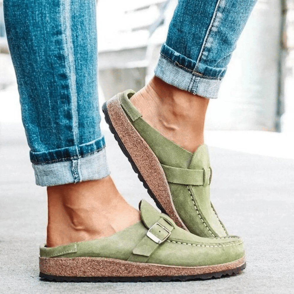 Georgia Zuecos Ergonómicos para Mujer – Sabots Cómodos Casual Chic