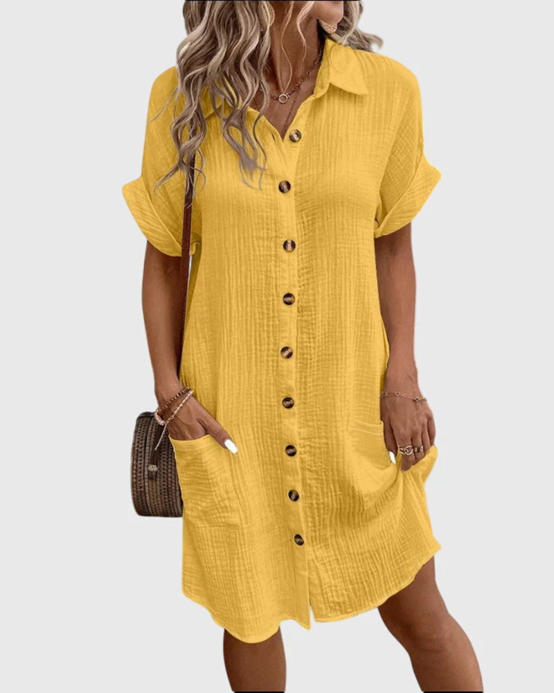 Hadley Vestido de Verano Mujer – Tejido Transpirable y Corte Fluido Elegante
