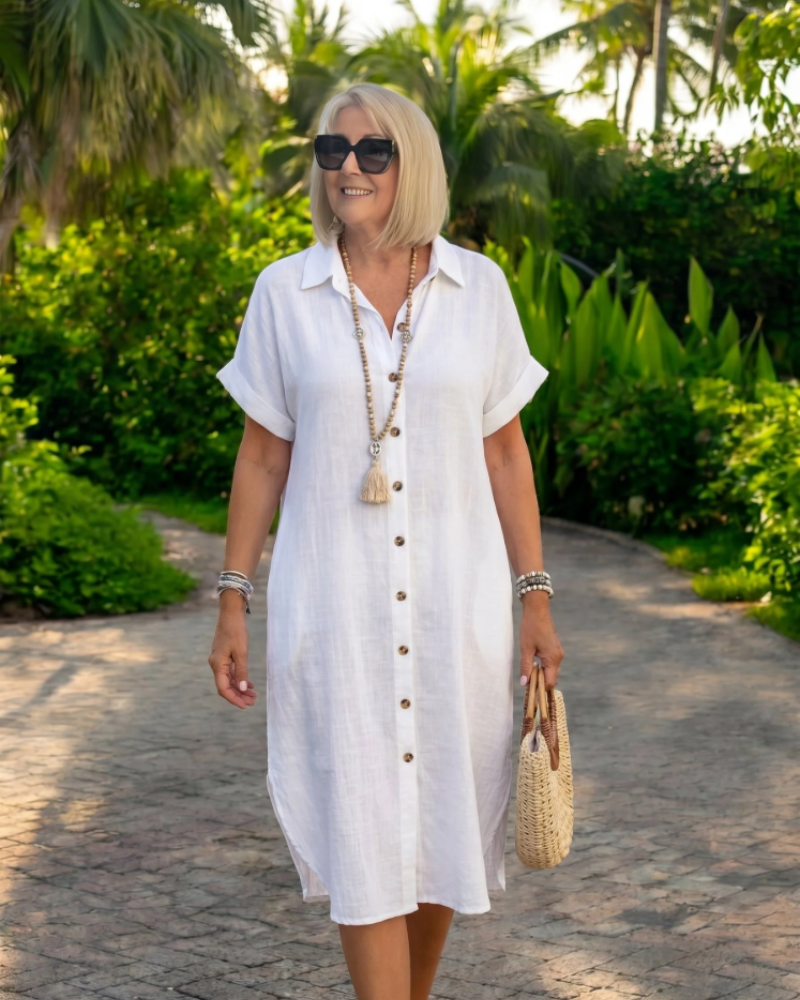 Hadley Vestido de Verano Mujer – Tejido Transpirable y Corte Fluido Elegante