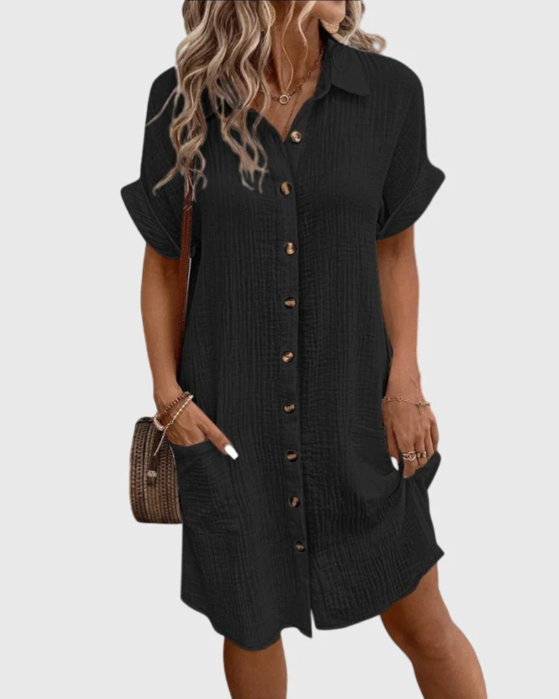 Hadley Vestido de Verano Mujer – Tejido Transpirable y Corte Fluido Elegante