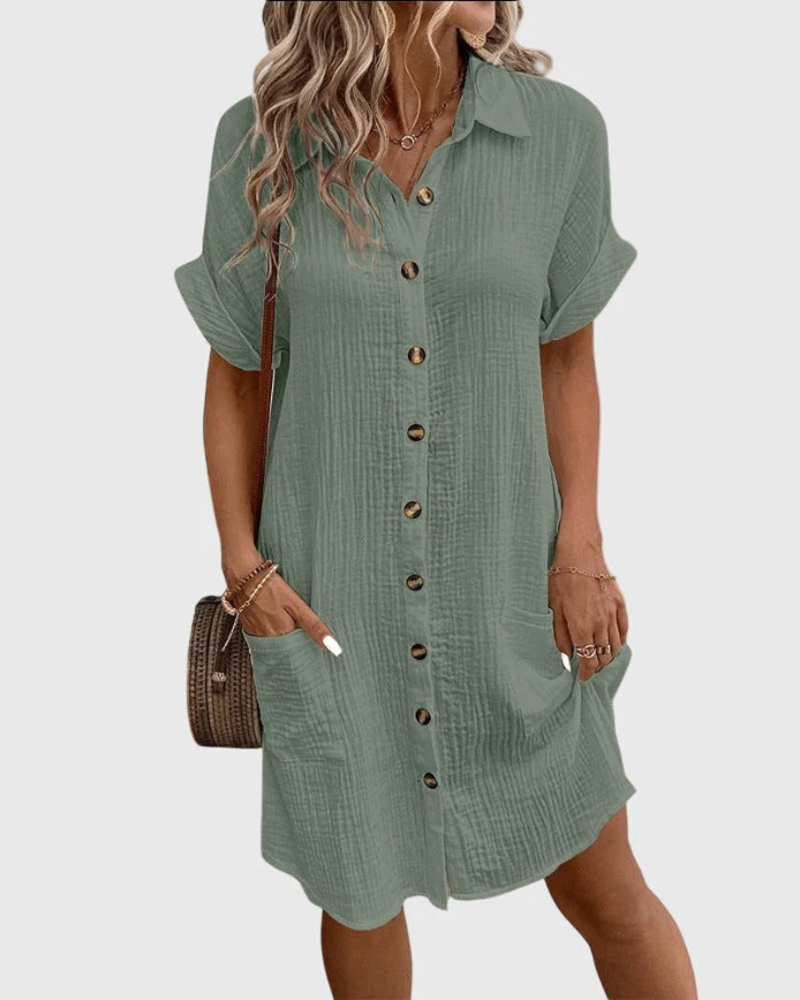 Hadley Vestido de Verano Mujer – Tejido Transpirable y Corte Fluido Elegante