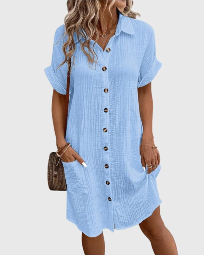 Hadley Vestido de Verano Mujer – Tejido Transpirable y Corte Fluido Elegante