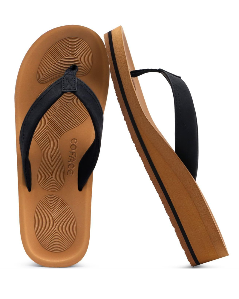 Tessa Chanclas Mujer – Cuña con Plataforma, Tira T y Suela Antideslizante