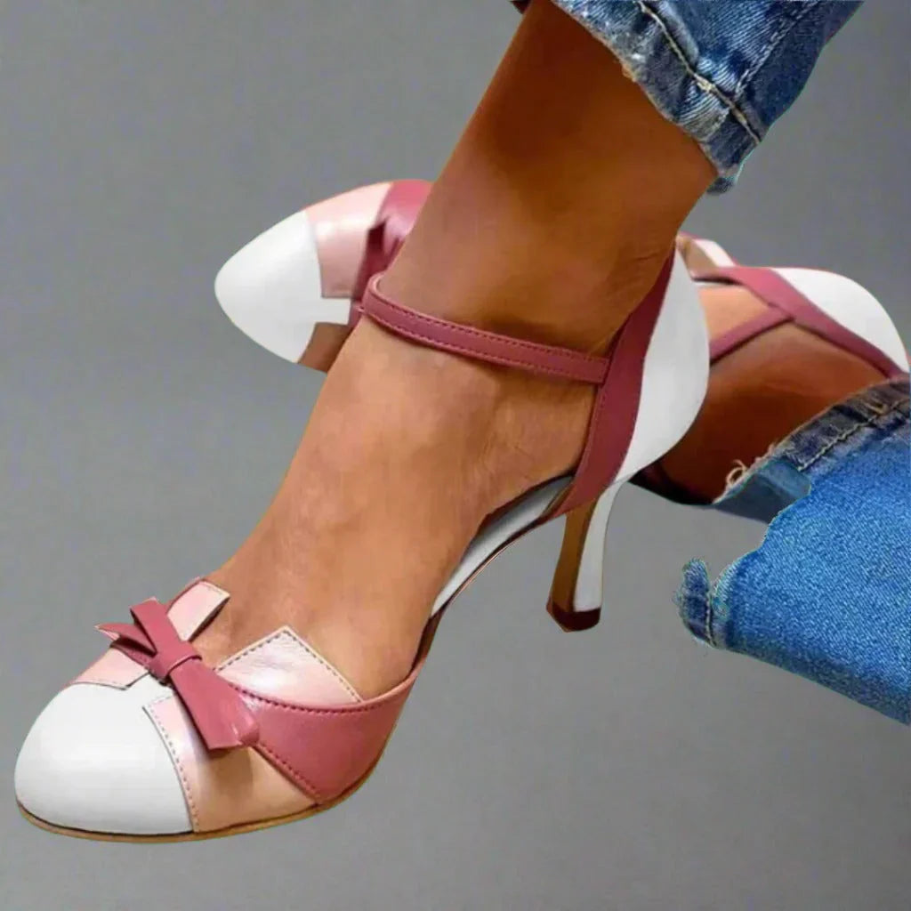 Miranda Zapatos de Tacón Mujer – Tacón Estable, Tira Fina y Ajuste Cómodo