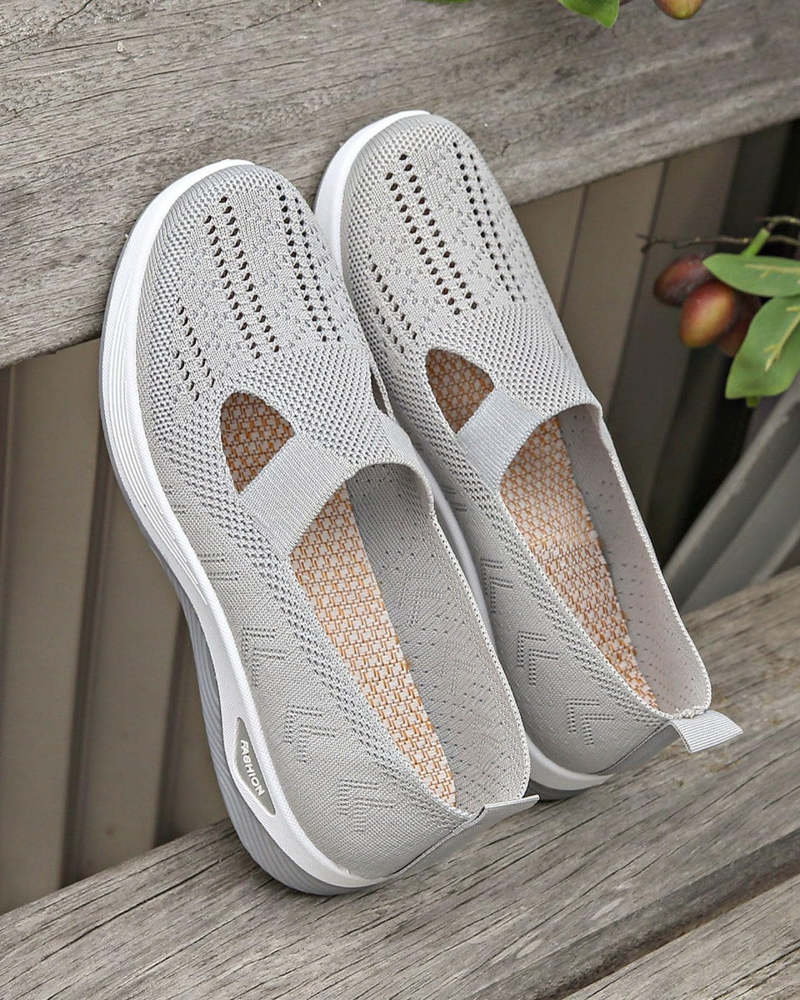 Abigail Zapatillas Walking Mujer – Malla Transpirable, Ajuste Ancho y Soporte de Arco