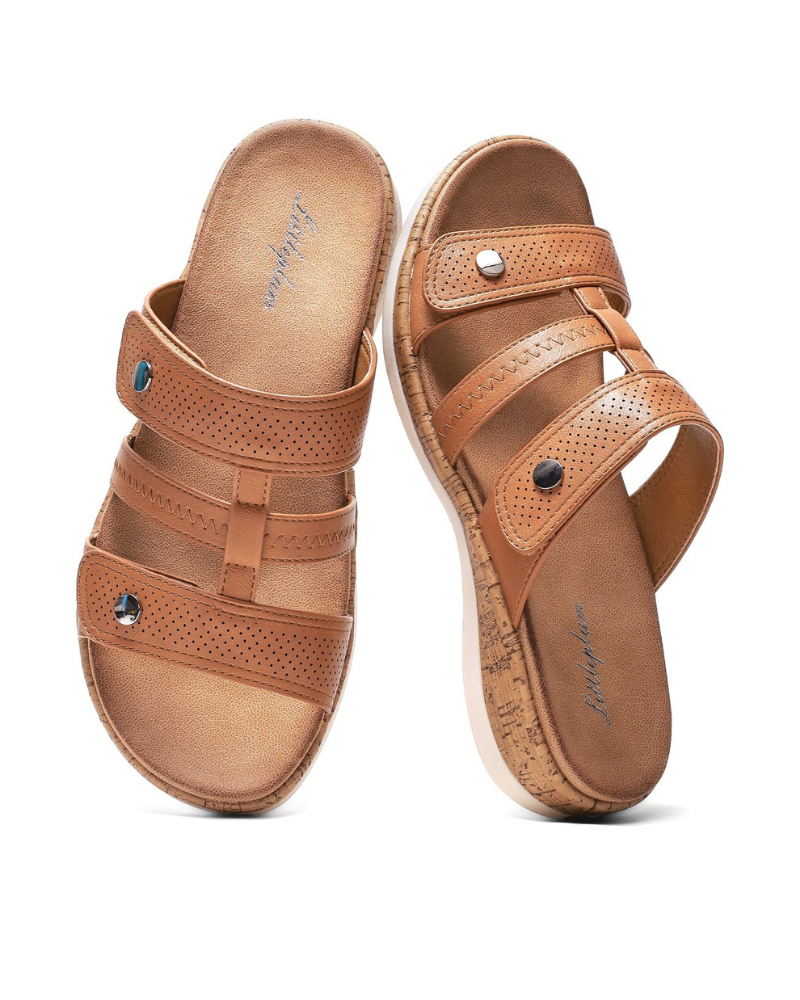 Lauren Mules Transpirables Mujer – Ajuste Regulable y Suela de Goma Antideslizante