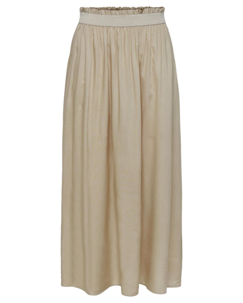 Keira Falda Maxi Mujer – Plisada de Viscosa Suave para Looks Casuales