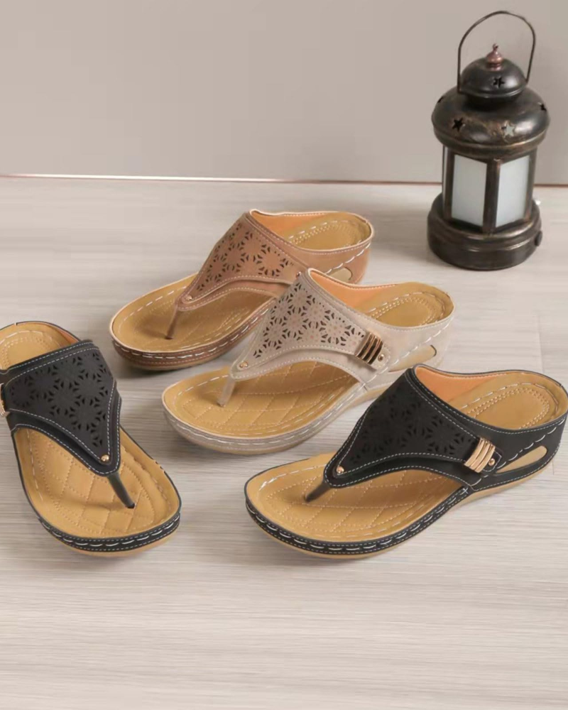Ruby Sandali Donna Zeppa – Infradito Leggeri, Comodi e Slip-On