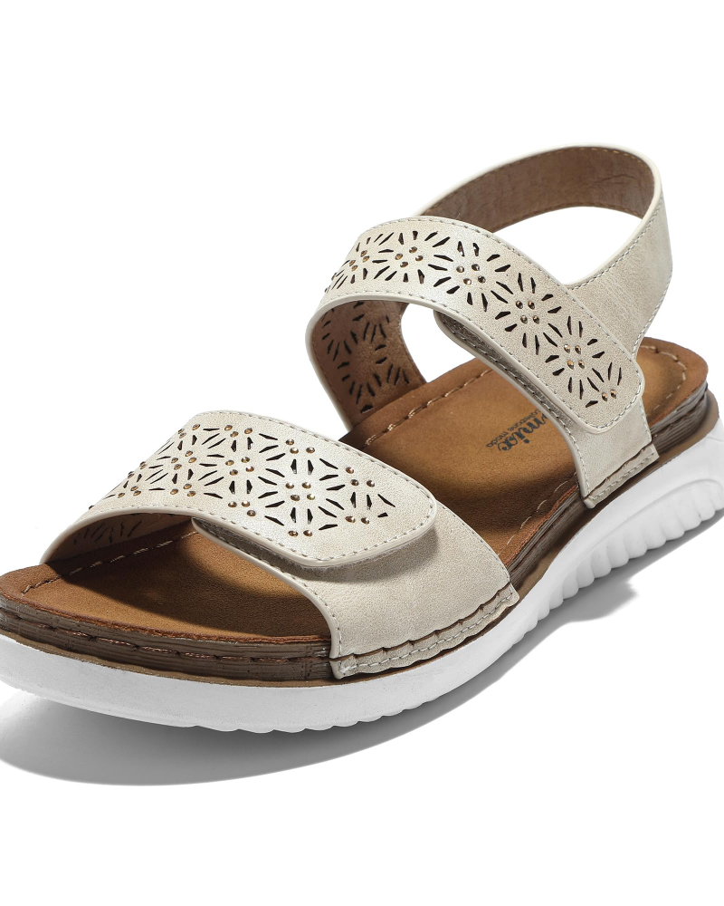 Amelia Sandalias Mujer Deportivas – Velcro Ajustable, Ligeras y Acolchadas