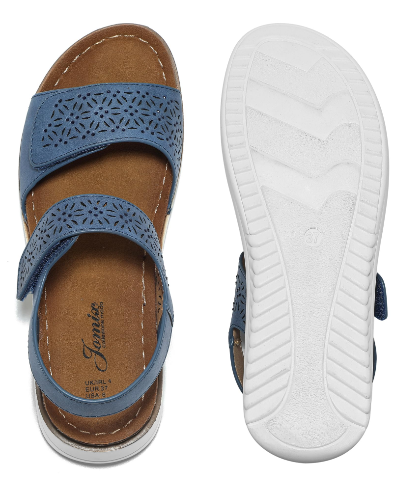 Amelia Sandales Femme Sportives – Velcro Ajustable, Légères et Rembourrées