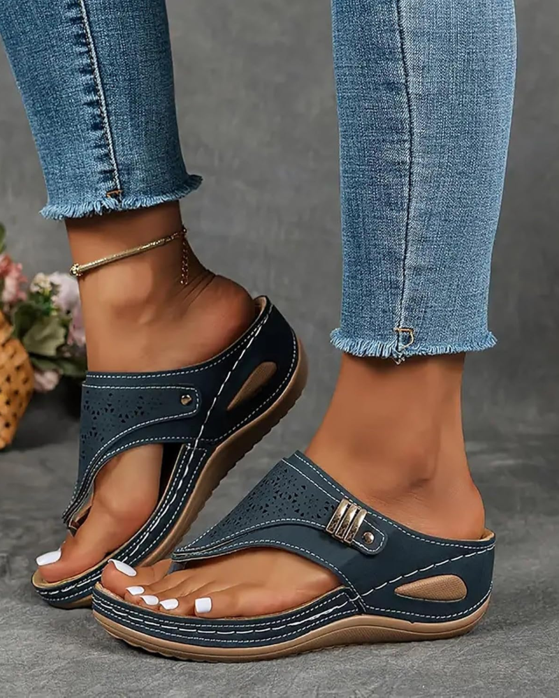 Ruby Sandali Donna Zeppa – Infradito Leggeri, Comodi e Slip-On