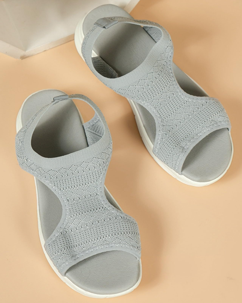 Piper Sandalias Tejidas Mujer – Punta Abierta, Suela Flexible y Diseño Ligero