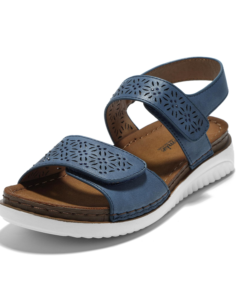 Amelia Sandalias Mujer Deportivas – Velcro Ajustable, Ligeras y Acolchadas