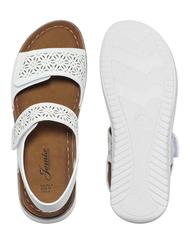 Amelia Sandales Femme Sportives – Velcro Ajustable, Légères et Rembourrées