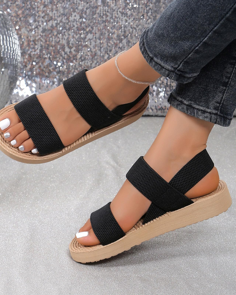 Harper Sandali Donna con Zeppa – Tessuto Traspirante, Zeppa Leggera e Confortevole