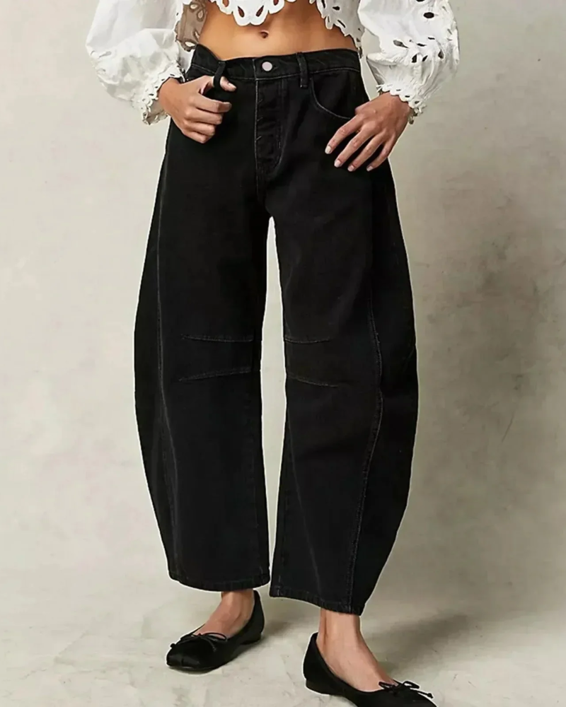 Blaire Pantalón Ancho Mujer – Corte Relajado, Cómodo y Versátil