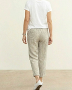Quinn Pantalón Slim Mujer – Cintura Ajustable, Tejido Ligero y Estilo Casual