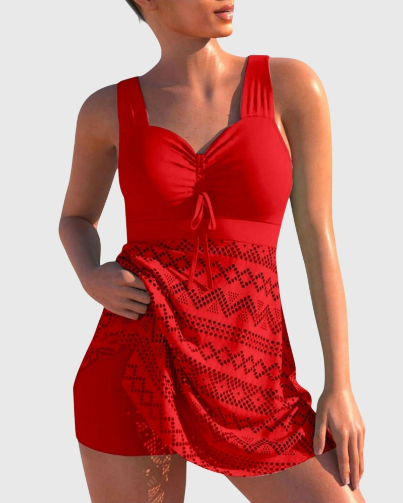 Brielle Bikini Modesto Mujer – Diseño Texturizado, Ajuste Cómodo y Corte Favorecedor