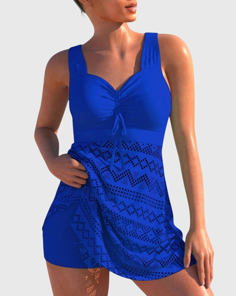 Brielle Bikini Modesto Mujer – Diseño Texturizado, Ajuste Cómodo y Corte Favorecedor