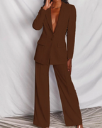 Felicity Traje Blazer 2 Piezas Mujer – Chaqueta Entallada y Pantalón Elegante