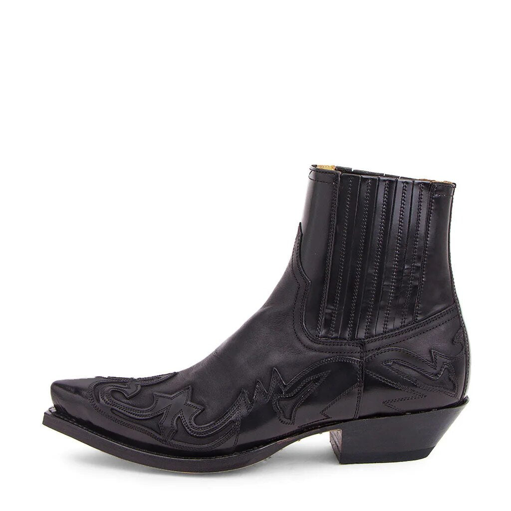 Nyomi Botas Cowboy para Mujer – Botas Western de Cuero Elegantes Chic