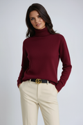 Mave pull à col roulé pour femme – pull en maille élégant hiver chic
