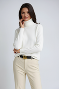Clarisse Pull Col Roulé pour Femme – Pull Chaud Élégant Chic