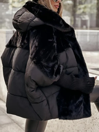 Valeria Veste d’Hiver pour Femme – Manteau Multicolore Chaud et Moderne